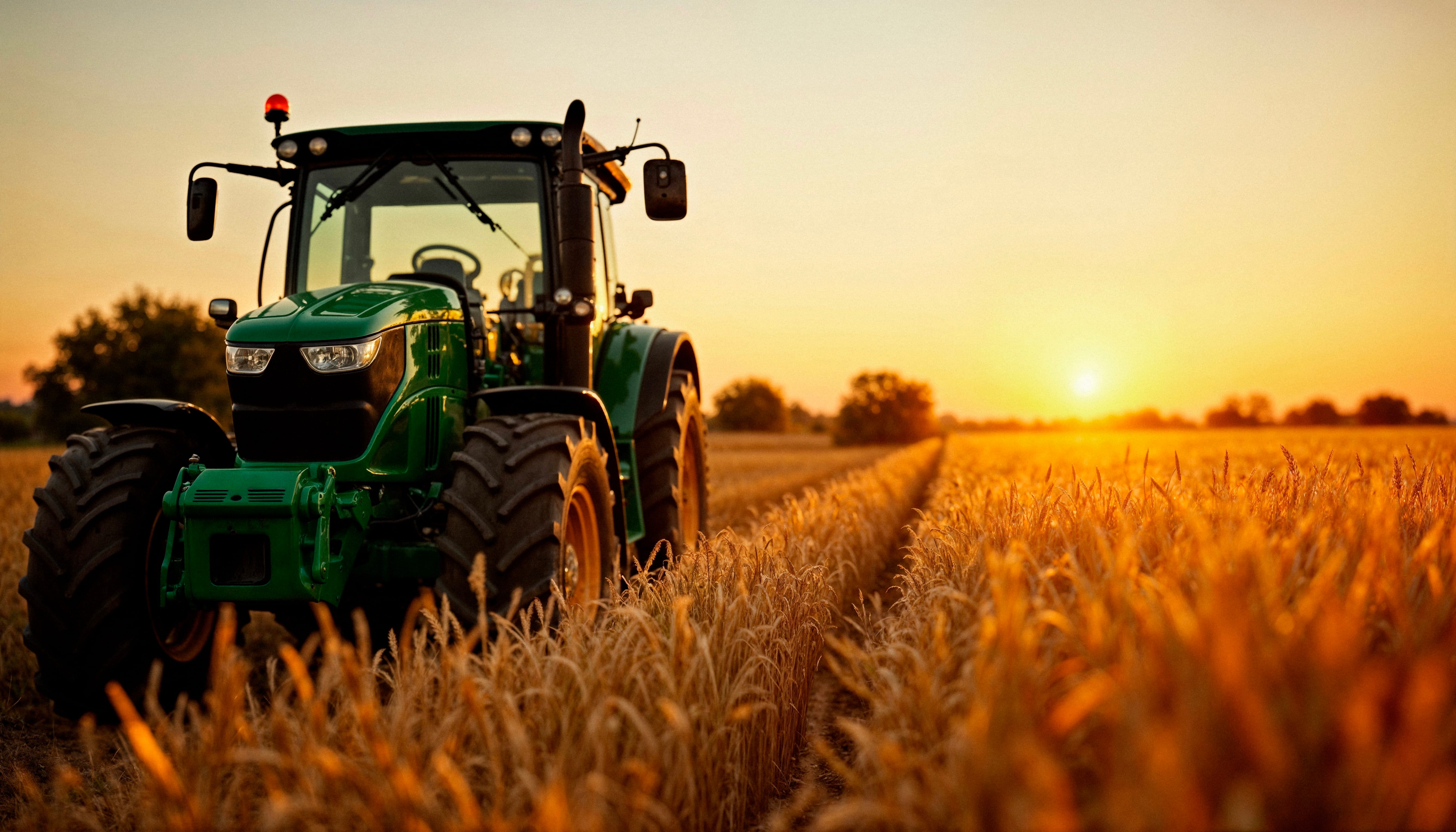 Agronegócio — campos e maquinário
